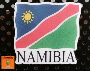 Magnes na lodówkę: NAMIBIA flaga