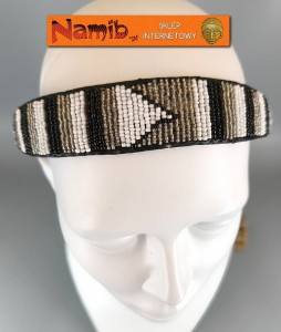 Opaska na włosy z koralików - Afryka, Kenia