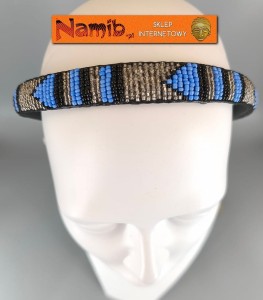 Opaska na włosy z koralików - Afryka, Kenia