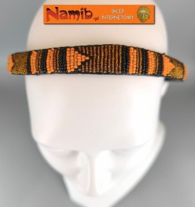 Opaska na włosy z koralików - Afryka, Kenia