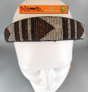 Opaska na włosy z koralików - Afryka, Kenia