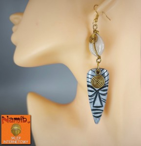Kolczyki z AFRYKI/Kenia