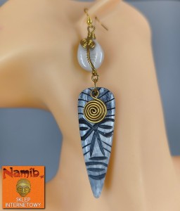 Kolczyki z AFRYKI/Kenia