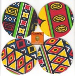 Podkładka pod szklankę/kieliszek (zestaw 4 szt)