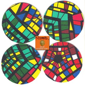 Podkładka pod szklankę/kieliszek (zestaw 4 szt)