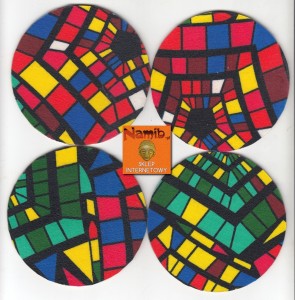 Podkładka pod szklankę/kieliszek (zestaw 4 szt)