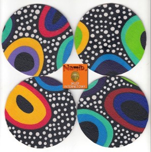 Podkładka pod szklankę/kieliszek (zestaw 4 szt)