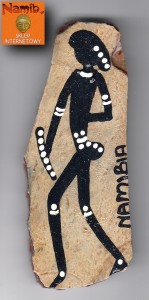 Magnes na lodówkę - NAMIBIA, Damara - seria White Lady